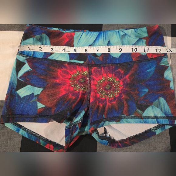 Fleo Floral Print Athletic Shorts - Picture 2 of 5